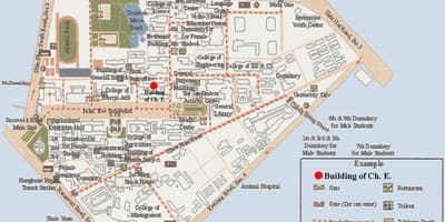 국립대만대학교 캠퍼스 지도