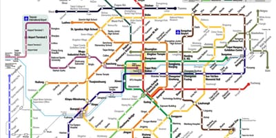 지하철 타이베이 map