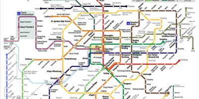 지하철 타이베이 map